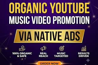 promote your youtube music video using native ad networks
