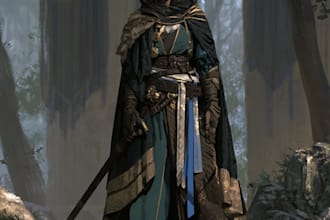 create your dnd or fantasy rpg character art