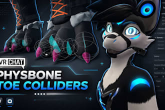 rig vrchat avatar with unity setup full body tracking visemes and physbones