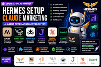 setup claude marketing hermes agent claude bot jarvis ai claude artifacts kalshi
