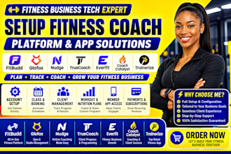 setup fitbuudd glofox nudge truecoach everfit coach catalyst trainerize
