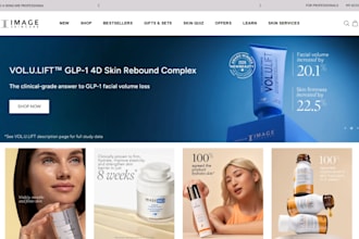 skin care website beauty website skincare shopify store skin care store cosmetic