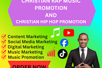 promote christian rap, christian hip hop and gospel rap music worldwide