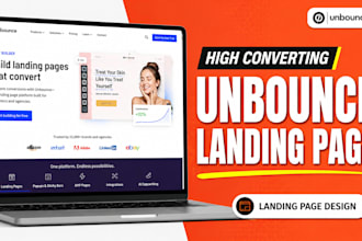 design a high converting unbounce landing page for  business