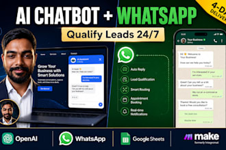 build an ai chatbot with whatsapp lead notifications for your business