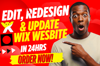 redesign wix website design wix edit wix studio website revamp and update wix