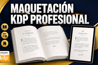 formateo profesional de tu libro para amazon KDP, impreso y ebook
