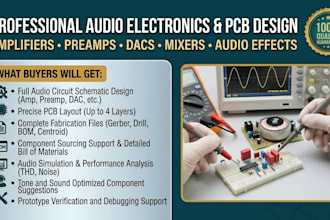 design audio pcb amplifier preamp dac mixer and audio electronics