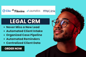 setup clio filevine lawmatics legal CRM automation for law firms
