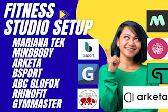setup gym fitness studio crm mariana tek mindbody arketa bsport abc glofox