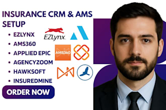setup ezlynx agencyzoom applied epic ams360 hawksoft insuredmine insurance CRM
