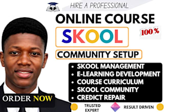 setup skool executive coaching credit repair course migration to skool community