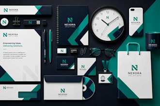 design german business card logo letterhead stationery and complete branding set