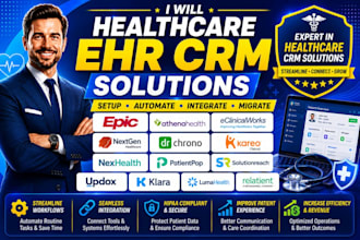setup epic eclinicalworks athenahealth nextgen drchrono kareo ehr healthcare CRM