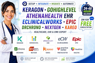 keragon gohighlevel athenahealth ehr eclinicalworks epic drchrono nextgen kareo
