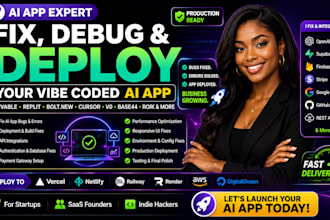 fix debug deploy vibe coded ai app lovable dev base44 rork replit app