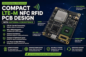 design compact lte m nfc rfid pcb with antenna coexistence and embedded firmware
