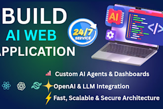 build an ai web application and ai software