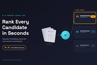 build an ai resume screening and CV matching system