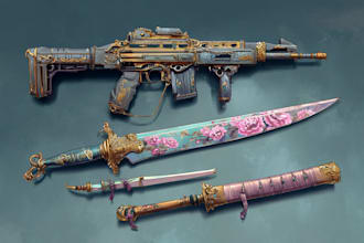 draw your prop or fantasy weapon designs