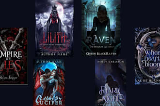 fantasy book cover dark romance book cover mafia gothic ebook cover kdp cover