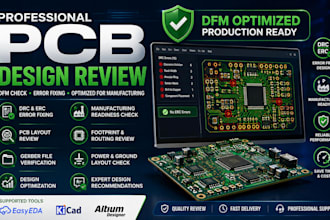 fix drc and erc error, review and optimize your pcb design