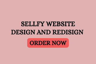 do sellfy design and redesign store
