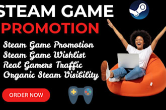 steam game promotion steam game marketing grow wishlist minecraft game promotion