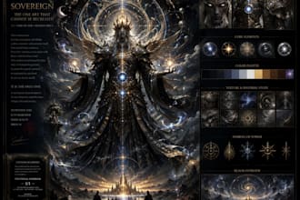create premium aaa fantasy game character concept art