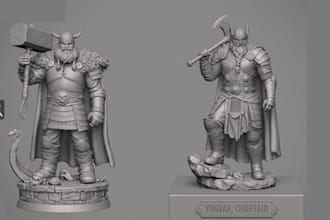 sculpt custom 3d anime figures and action figures