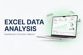 do excel data entry, data cleaning, formatting and analysis