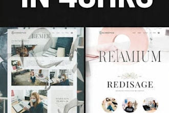redesign your squarespace website and fix mobile ,fluid engine issues