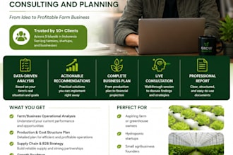 provide hydroponic and small farm business consulting and planning