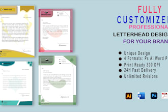 craft mordern corporate identity with businesscard and letterhead design