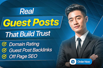 do monthly off page seo backlink service, manual link building and guest posts