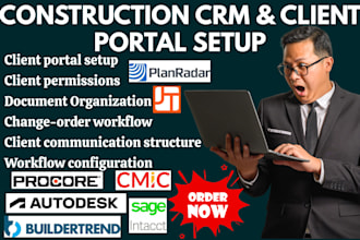 setup construction client portals on procore construction cloud builder autodesk