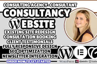 consulting agency website, business consulting website, consulting firm website
