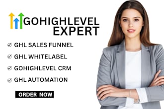 setup gohighlevel saas, white label CRM, automation and sales funnel