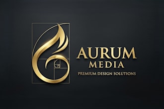 design a premium golden ratio logo for your brand