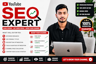 optimize your youtube videos with SEO and keywords