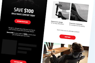 design a professional responsive email template