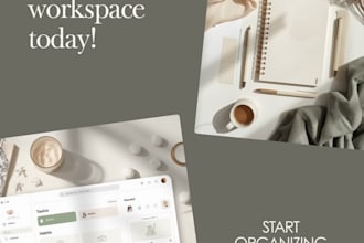 design a fully custom aesthetic notion workspace