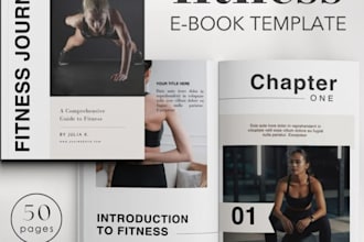 design gym fitness training workbook, ebook, manual, tracker plan