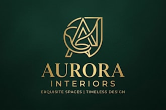 design a premium interior design logo for your brand