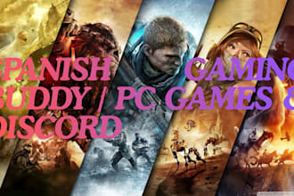 be your pc gaming buddy and chat on discord spanish