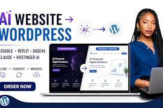 convert clone lovable replit base44 claude durable hostinger ai to wordpress
