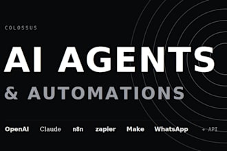 build ai agents, chatbots, and automations for your business