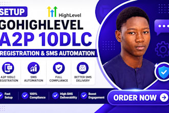 setup gohighlevel a2p 10dlc registration and sms automation