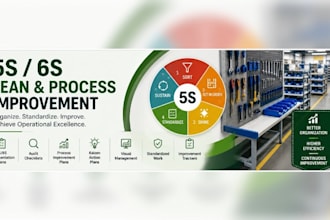 create 5s 6s lean and process improvement documents