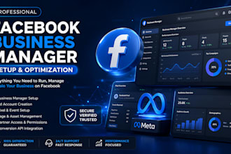 setup facebook business manager and meta business suite